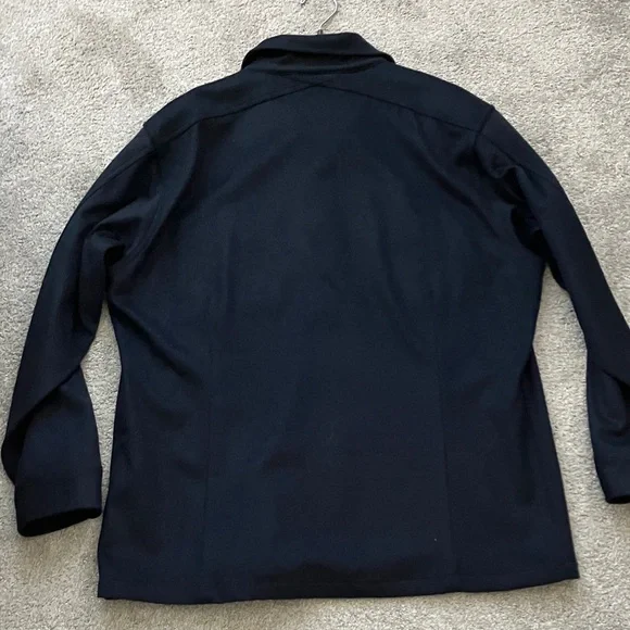 Rare! Pendleton Navy Wool/Cashmere Blend Shirt Jacket - Picture 4 of 10